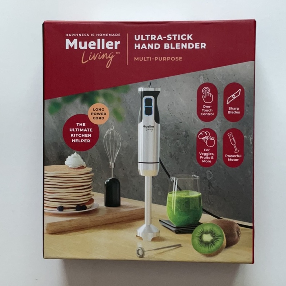 Mueller Ultra-Stick Hand Blender - Silver and Black